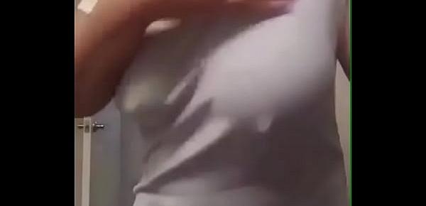  Desi Indian Girl Sangita Playing With Her boobs
